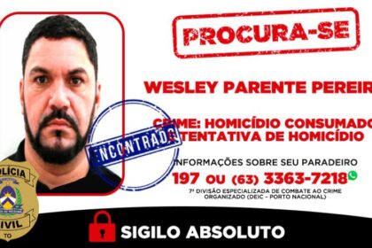 em-porto-nacional,-policia-civil-cumpre-mandados-de-prisao-contra-autor-de-homicidios-na-regiao