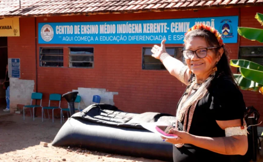 com-investimento-superior-a-r$-1,8-milhao,-governo-autoriza-reforma-e-ampliacao-de-escola-indigena-em-tocantinia