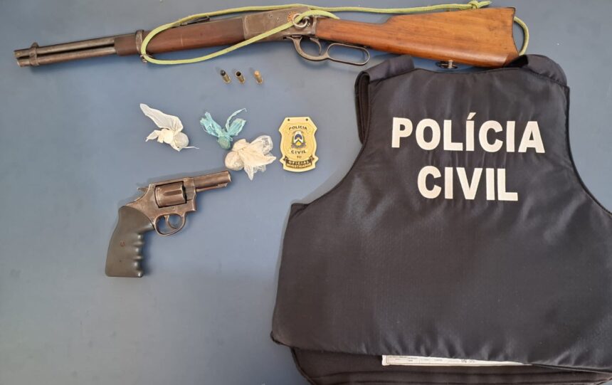 policia-civil-cumpre-mandado-de-busca-e-apreende-armas-de-fogo-em-propriedade-rural-de-almas