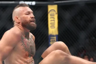mcgregor-retorna-ao-ufc-apos-cinco-anos,-mas-perde-com-69-segundos-para-holloway